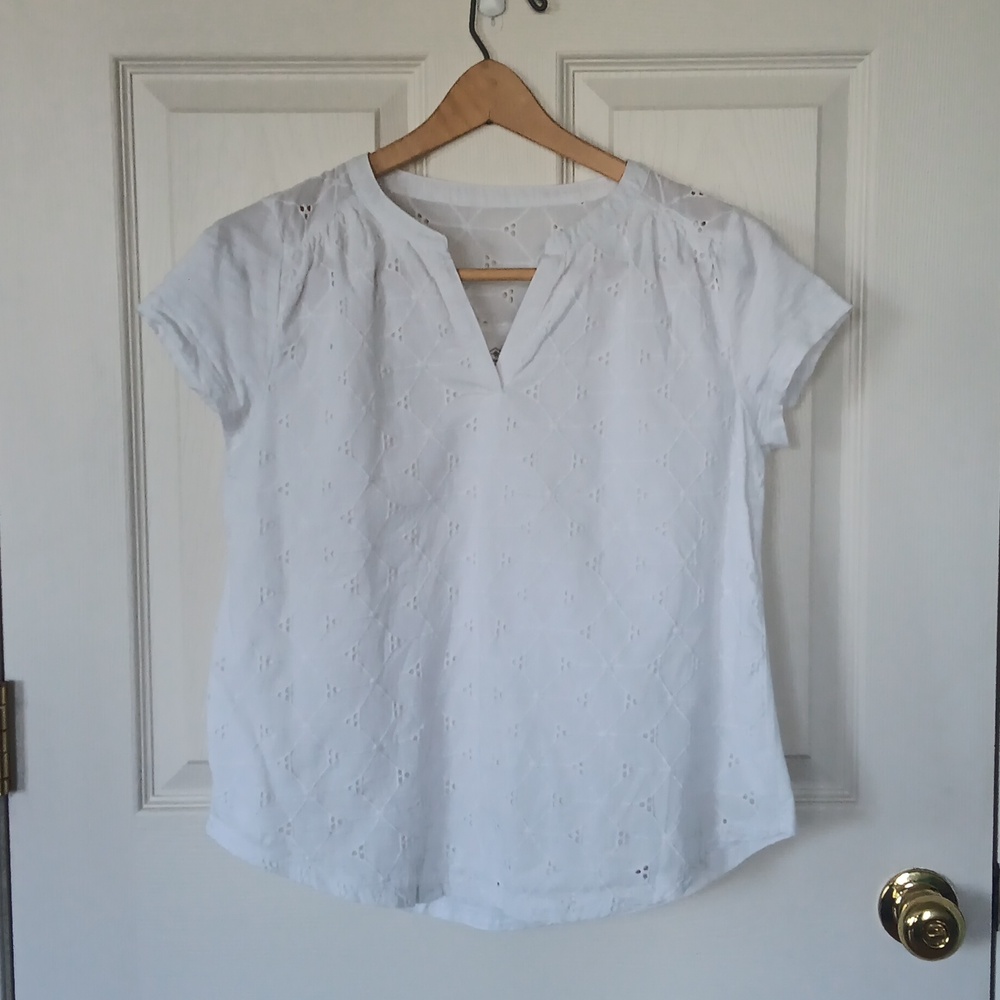 St. John's Bay eyelet blouse